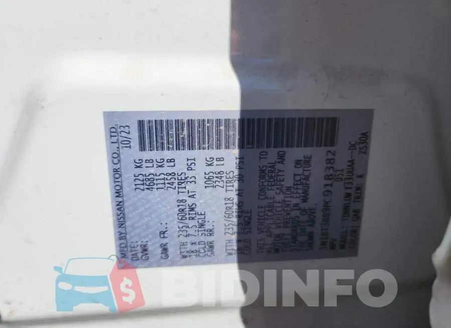 5N1BT3BB9PC918382 Photo# 14