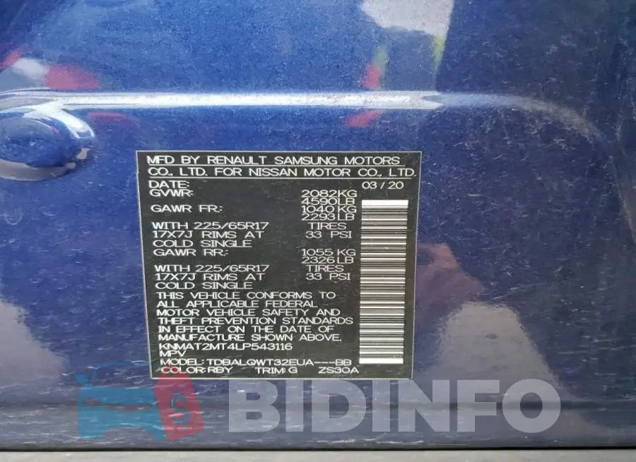 KNMAT2MT4LP543116 Photo# 13