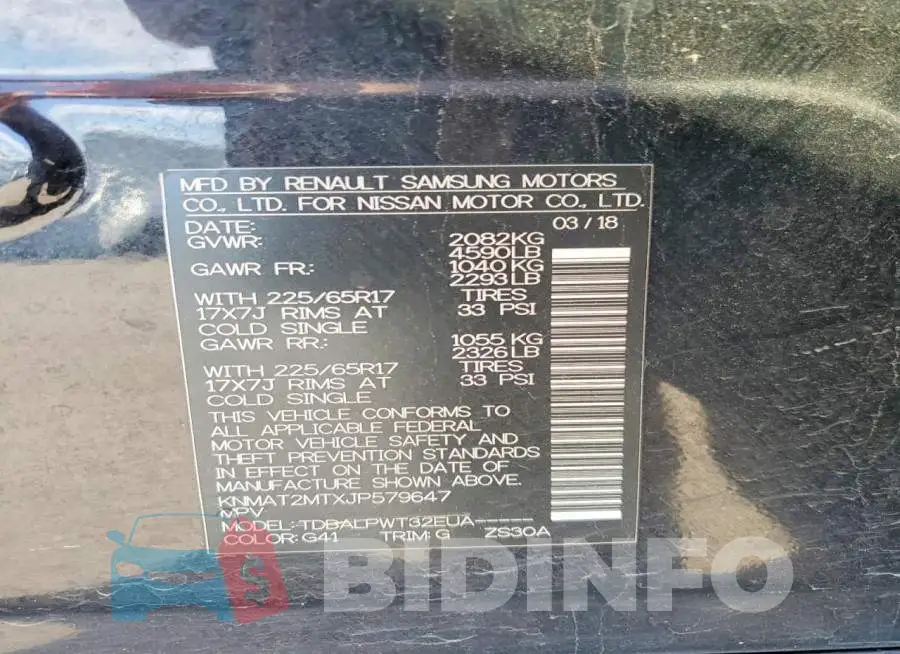 KNMAT2MTXJP579647 Photo# 13