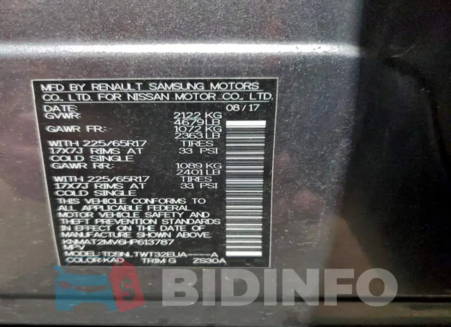KNMAT2MV6HP613787 Photo# 13