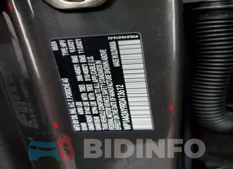 WP1AA2AY9RDA13612 Photo# 13