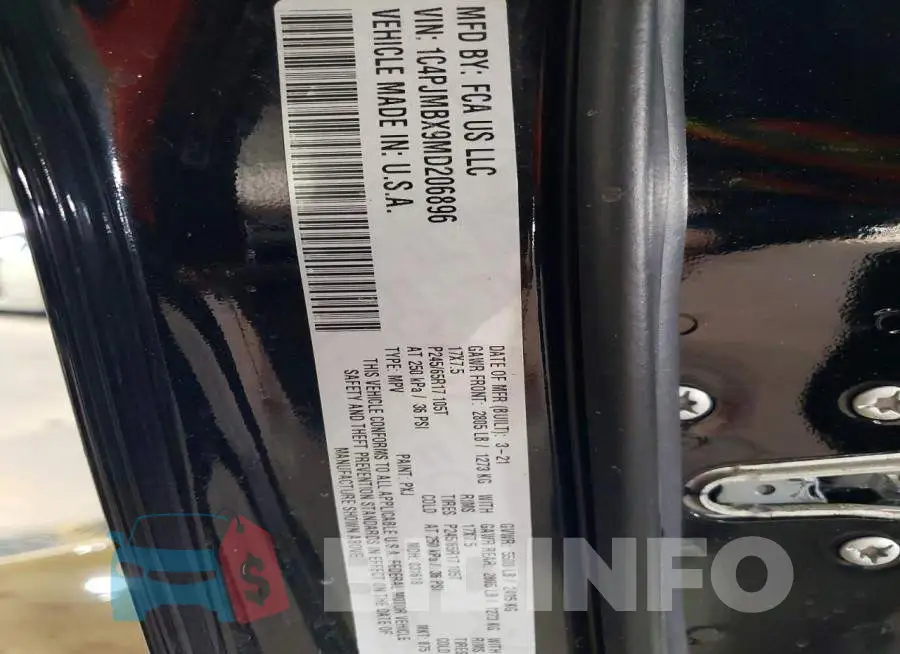 1C4PJMBX9MD206896 Photo# 13