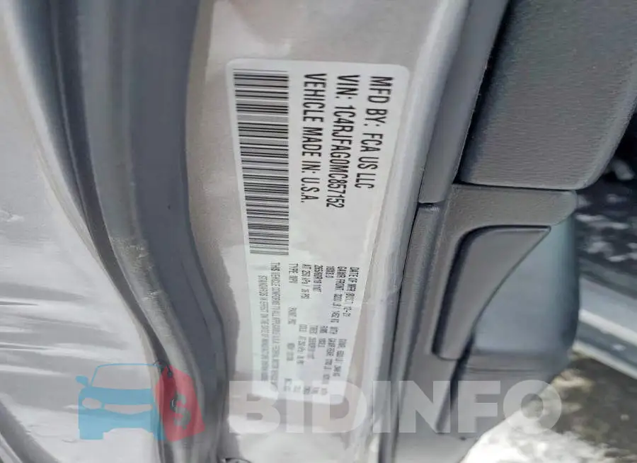 1C4RJFAG0MC857152 Photo# 13