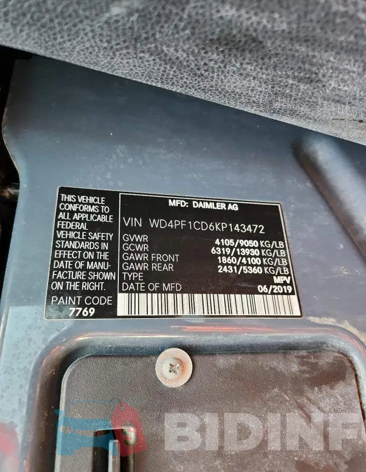 WD4PF1CD6KP143472 Photo# 13