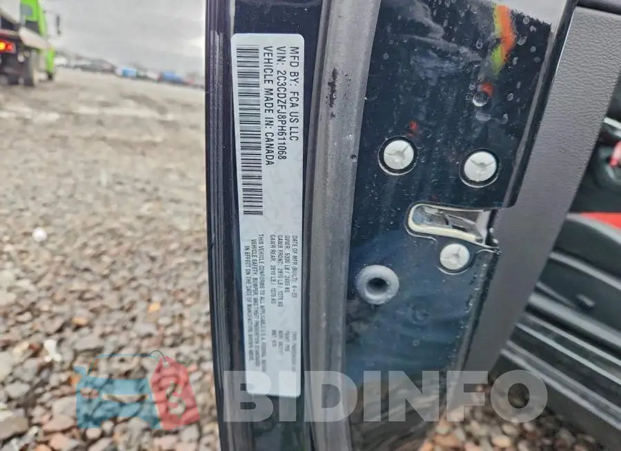 2C3CDZFJ8PH611068 Photo# 12