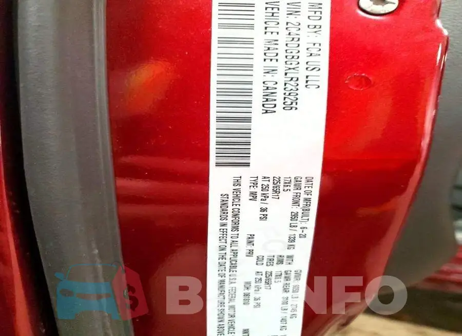 2C4RDGBGXLR239256 Photo# 13