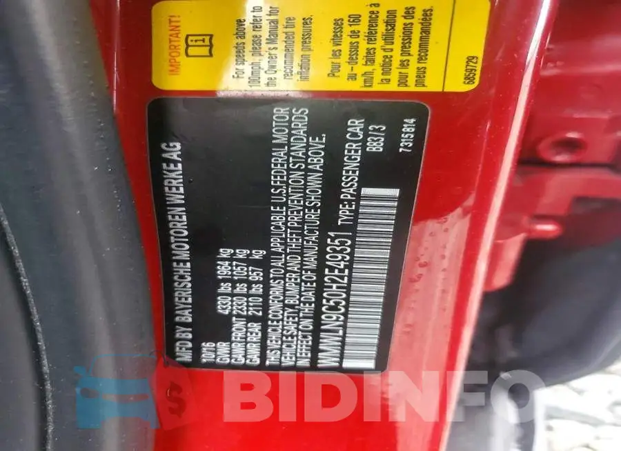 WMWLN9C50H2E49351 Photo# 12