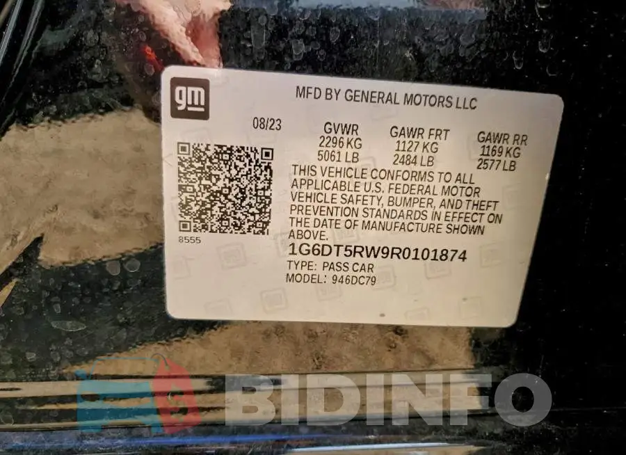 1G6DT5RW9R0101874 Photo# 12