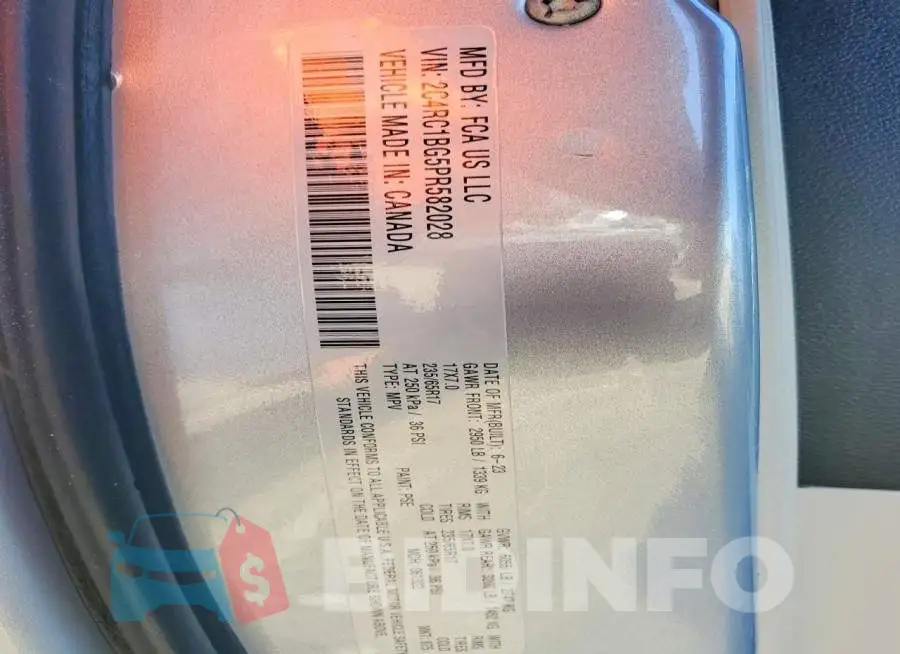 2C4RC1BG5PR582028 Photo# 14