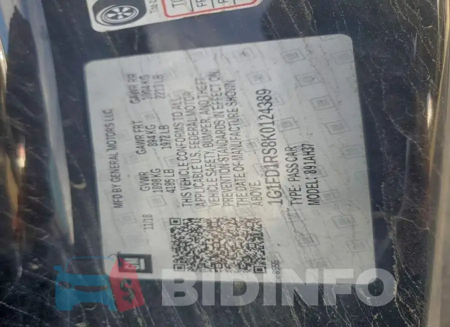 1G1FD1RS8K0124389 Photo# 12