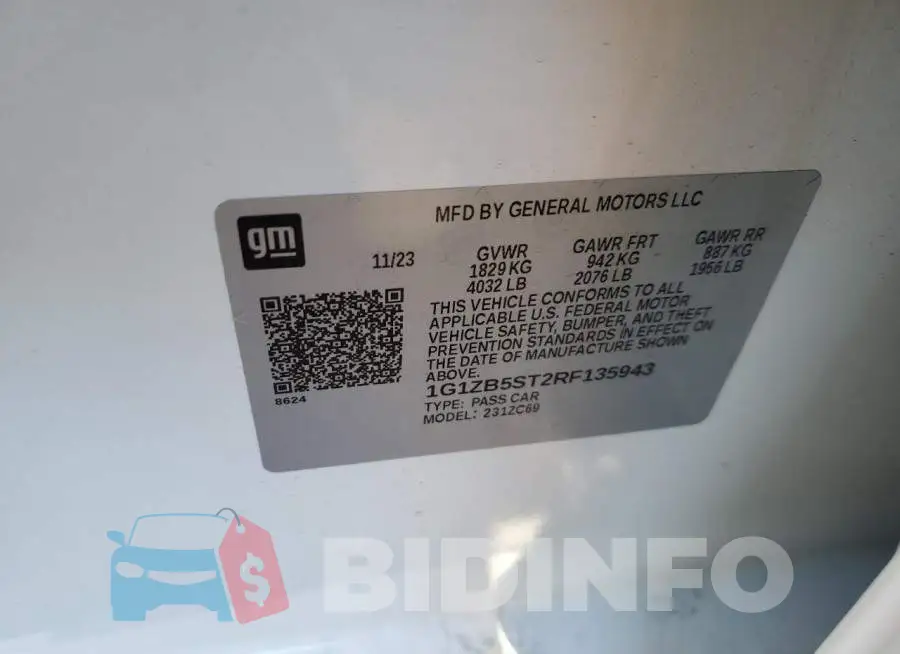 1G1ZB5ST2RF135943 Photo# 12