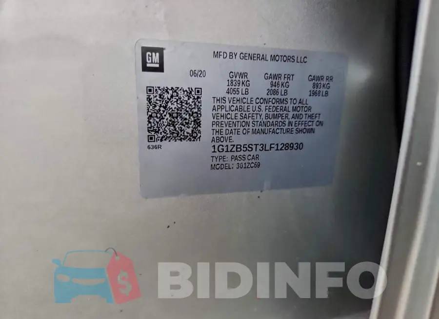 1G1ZB5ST3LF128930 Photo# 12