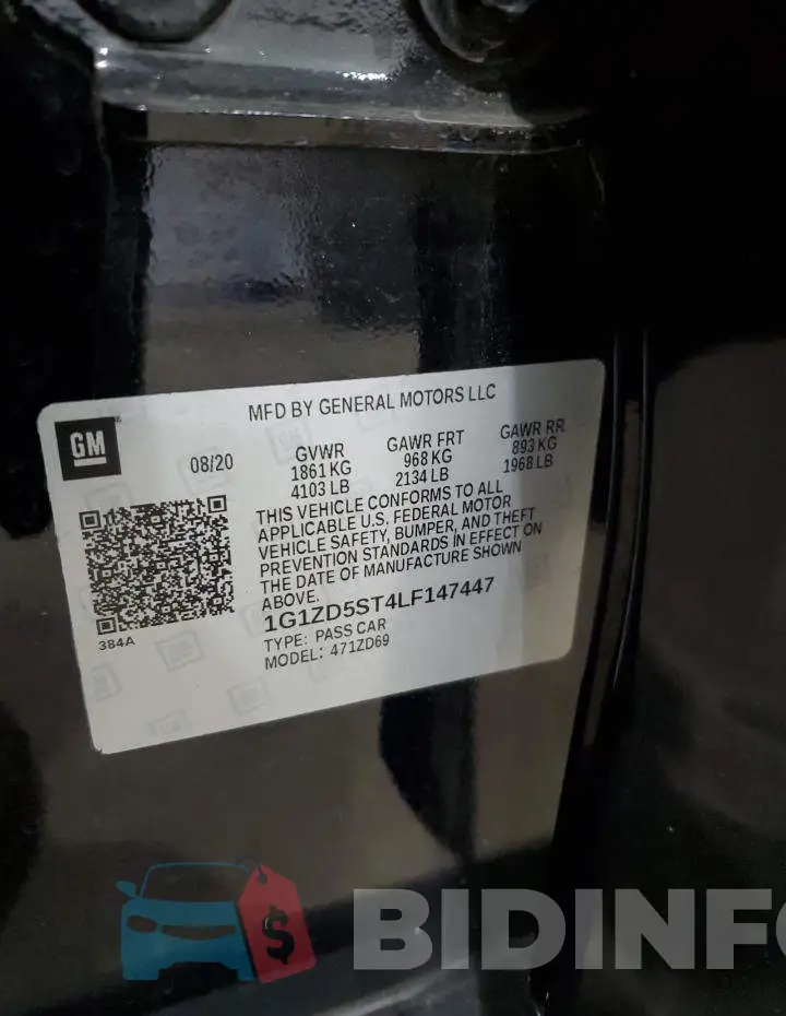 1G1ZD5ST4LF147447 Photo# 12