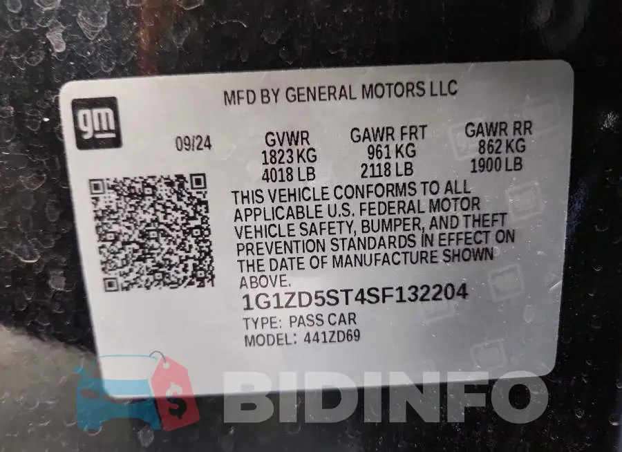1G1ZD5ST4SF132204 Photo# 12