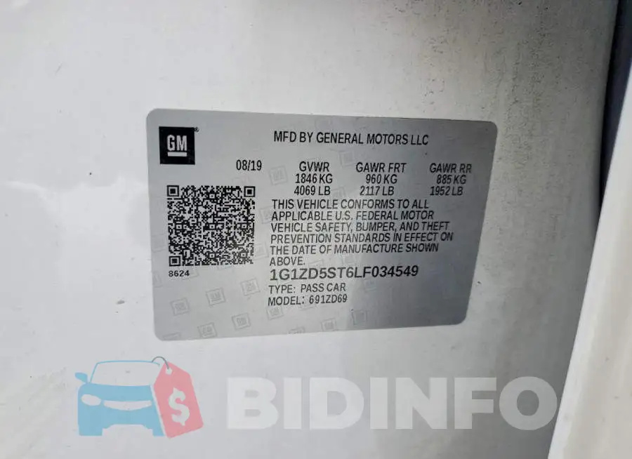 1G1ZD5ST6LF034549 Photo# 12
