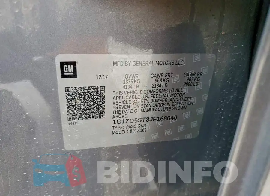 1G1ZD5ST8JF168640 Photo# 12