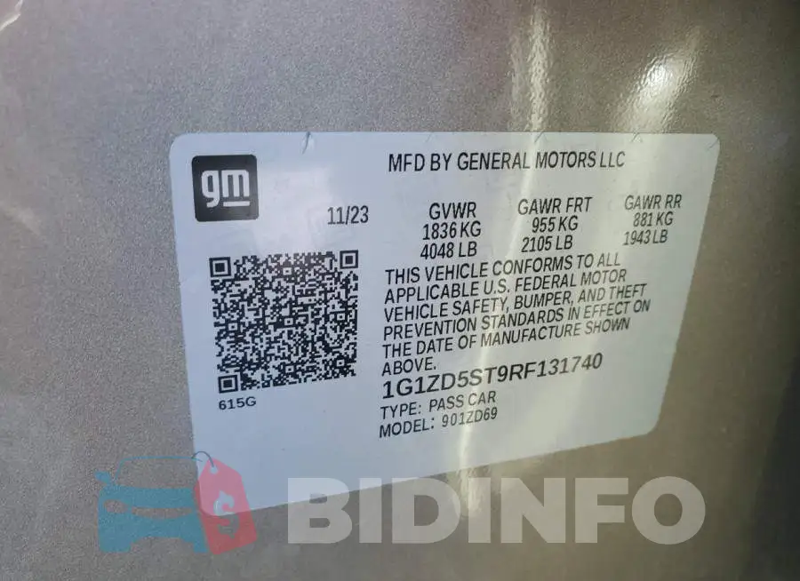 1G1ZD5ST9RF131740 Photo# 12