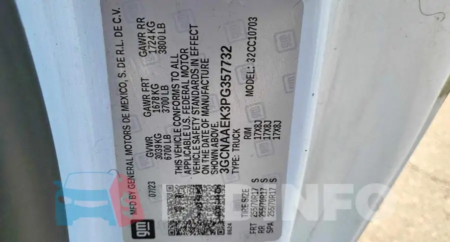 3GCNAAEK3PG357732 Photo# 10