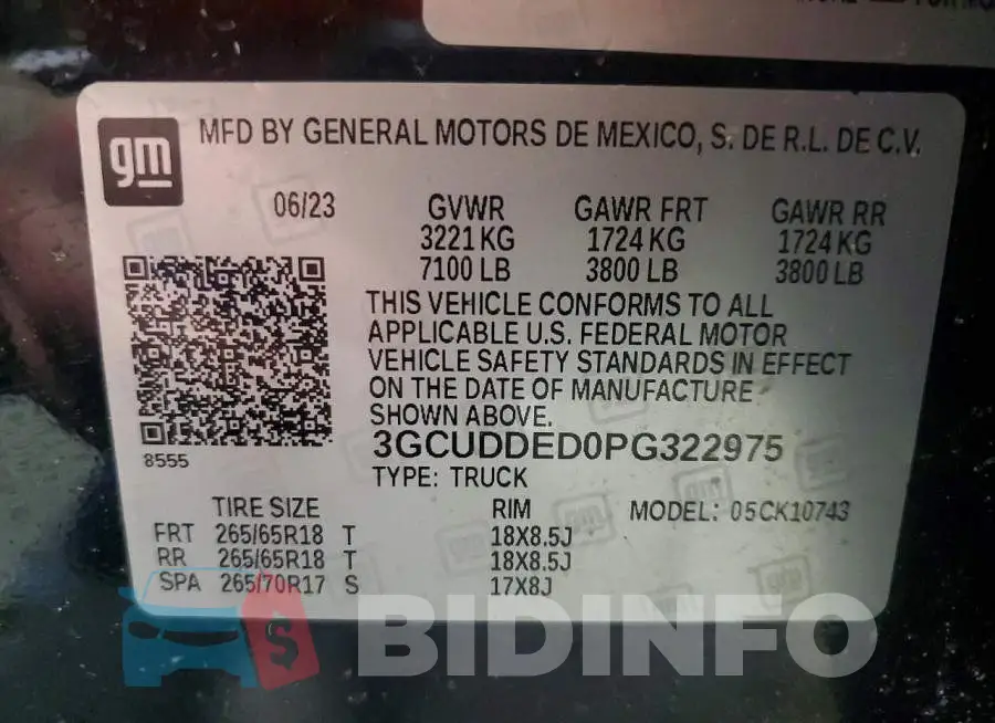 3GCUDDED0PG322975 Photo# 12