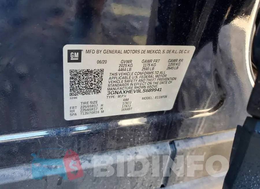 3GNAXHEV8LS689941 Photo# 13