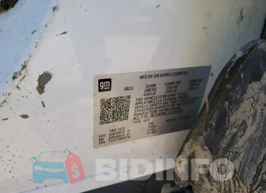 KL77LJE2XRC113582 Photo# 12