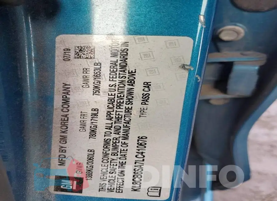 KL8CB6SA7LC410676 Photo# 12