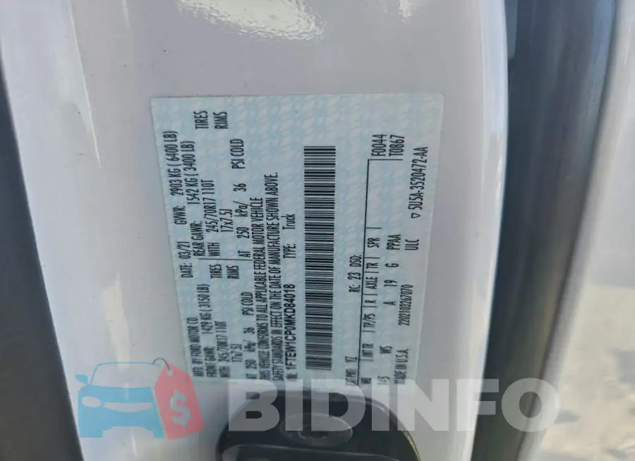 1FTEW1CP0MKD84018 Photo# 12