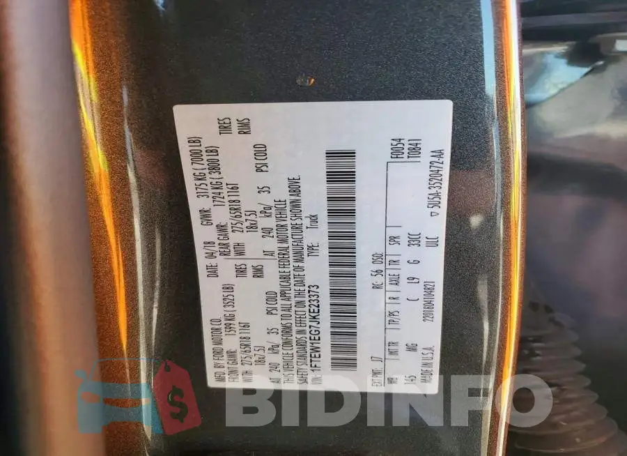 1FTEW1EG7JKE23373 Photo# 12