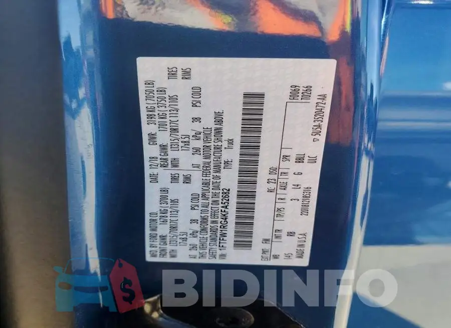 1FTFW1RG4KFA52682 Photo# 12