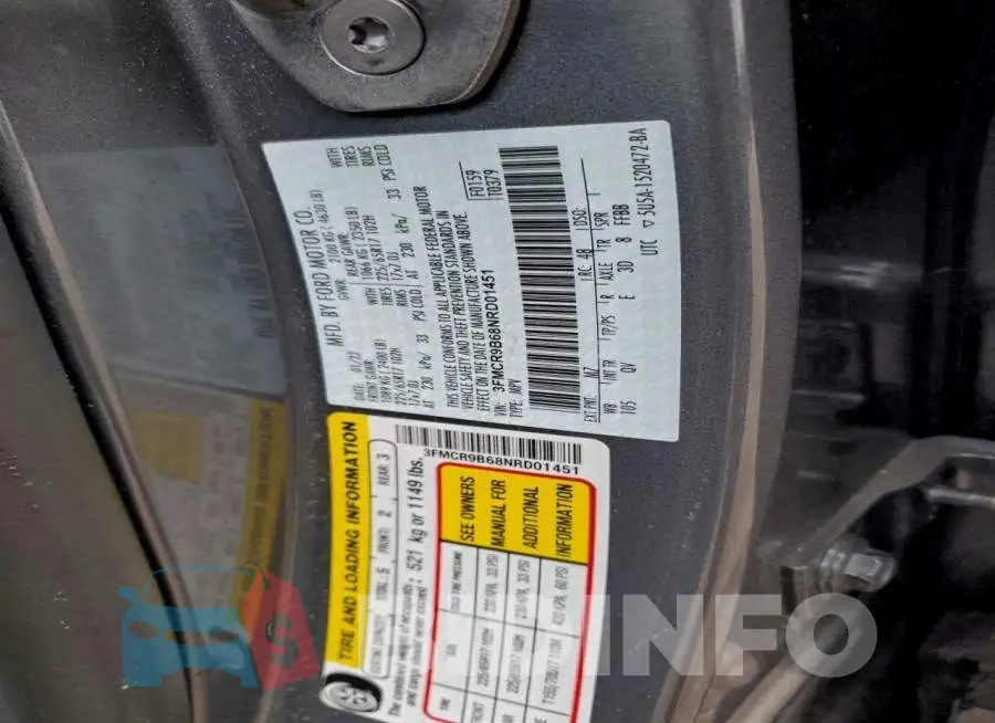 3FMCR9B68NRD01451 Photo# 13