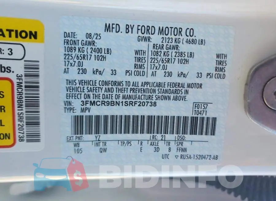 3FMCR9BN1SRF20738 Photo# 14