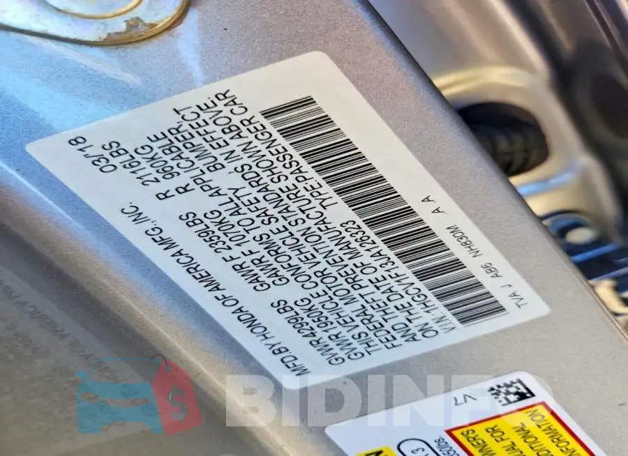1HGCV1F13JA126323 Photo# 12