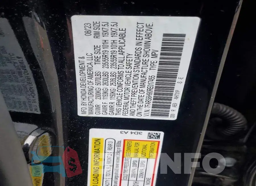 7FARS6H90RE017455 Photo# 14