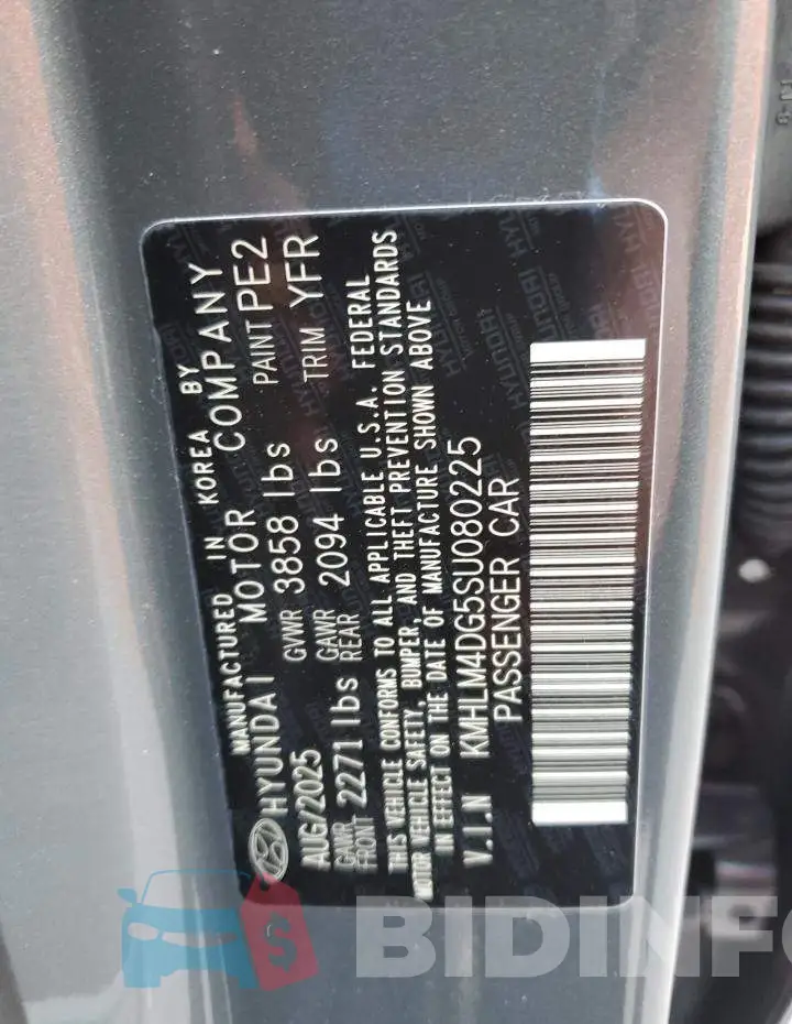 KMHLM4DG5SU080225 Photo# 13