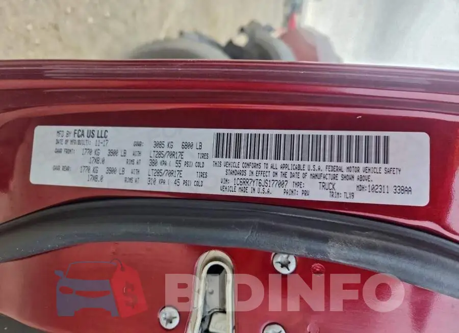1C6RR7YT6JS177007 Photo# 12