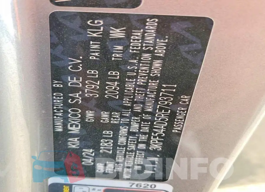 3KPF54AD5RE793711 Photo# 12