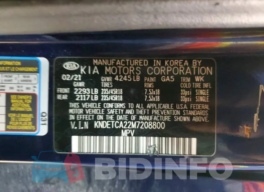 KNDETCA22M7208800 Photo# 13