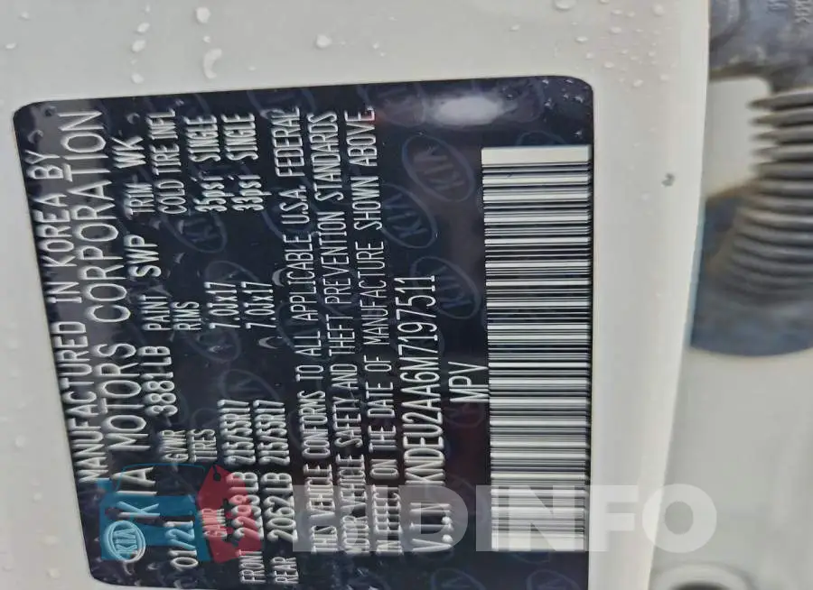 KNDEU2AA6M7197511 Photo# 12