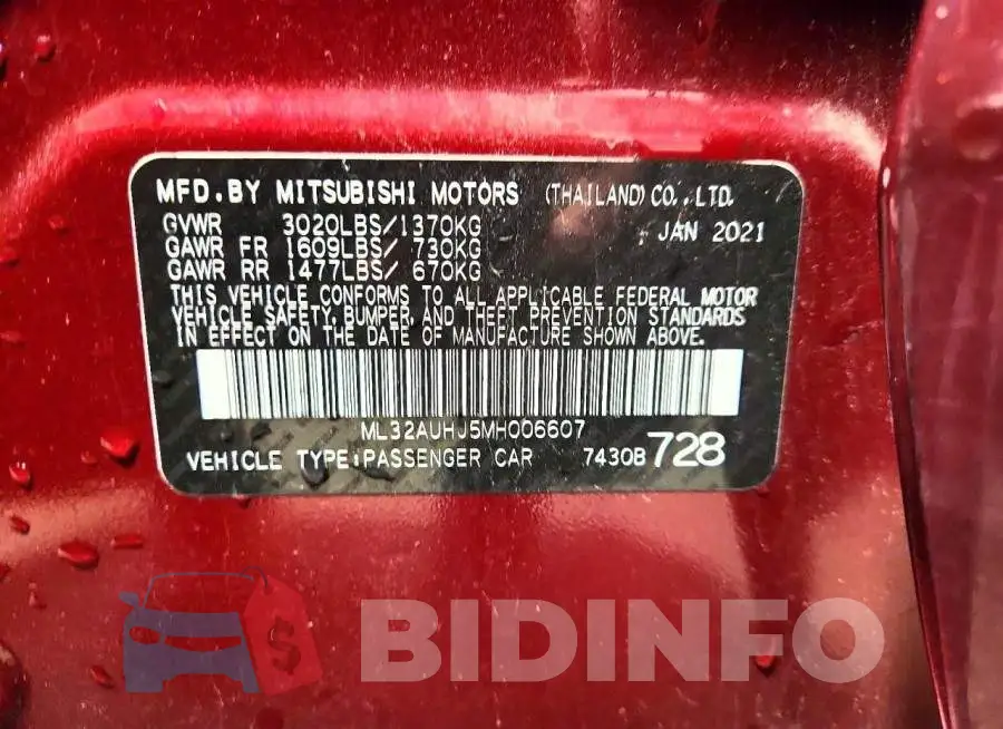 ML32AUHJ5MH006607 Photo# 12