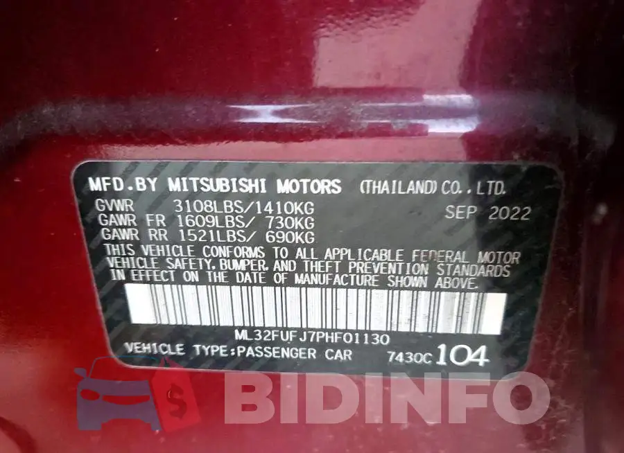 ML32FUFJ7PHF01130 Photo# 12
