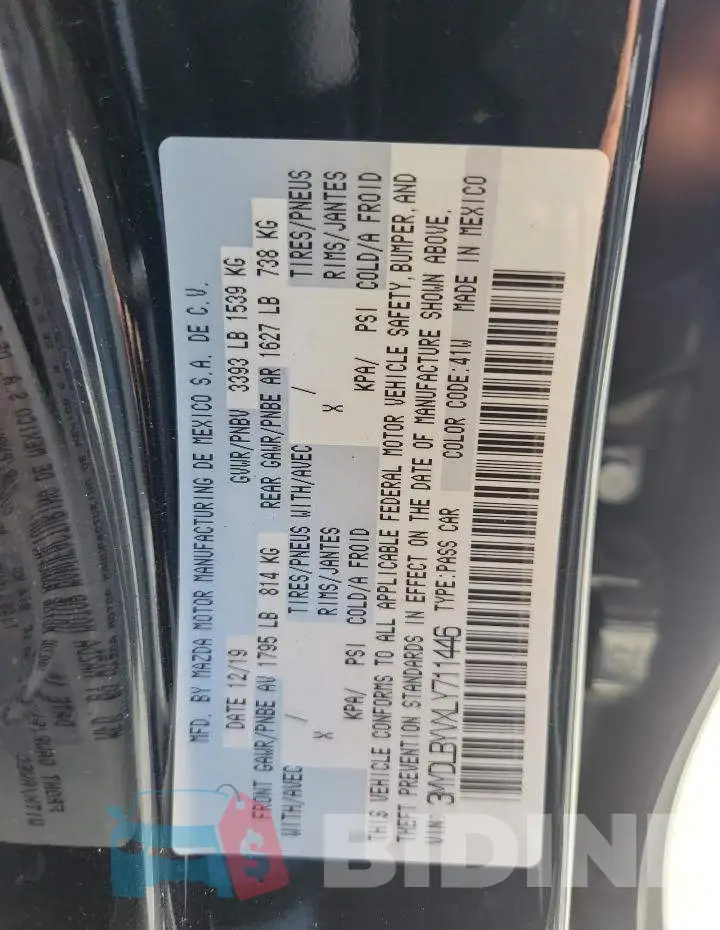 3MYDLBYVXLY711446 Photo# 12