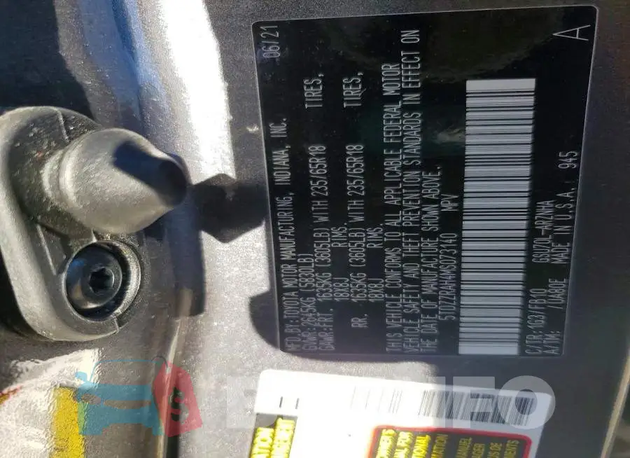 5TDZZRAH4MS073140 Photo# 13