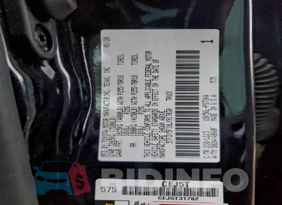 5TFDY5F18LX917030 Photo# 12