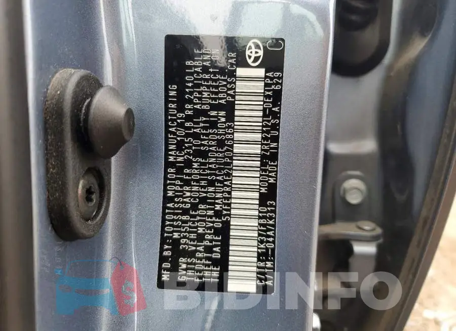 5YFEPRAE2LP076863 Photo# 12