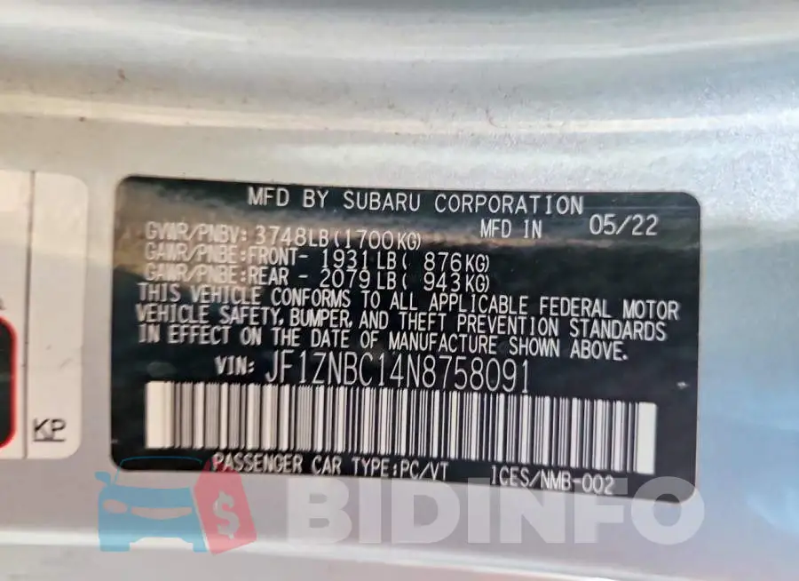 JF1ZNBC14N8758091 Photo# 12