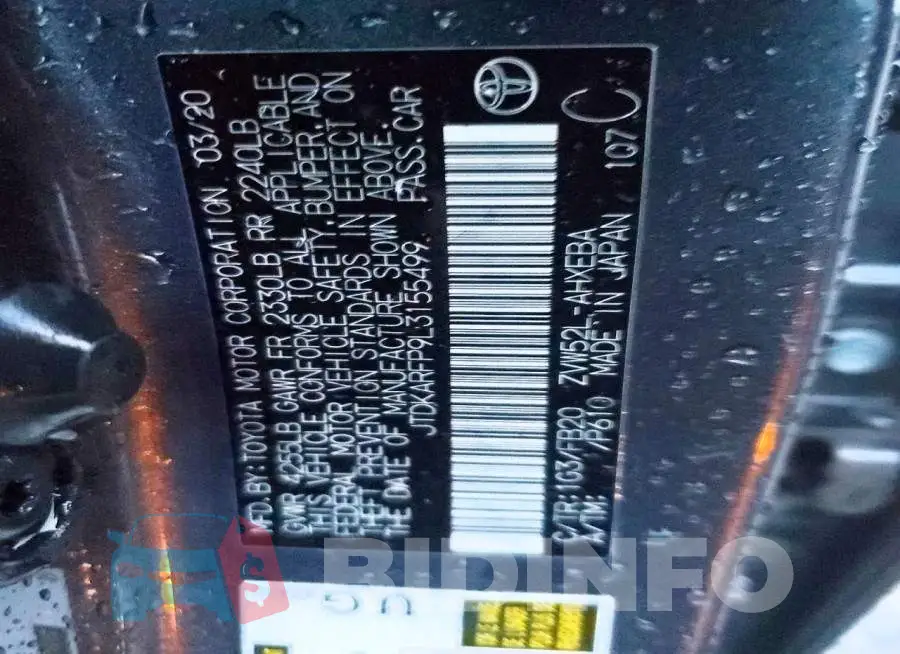 JTDKARFP9L3155499 Photo# 12