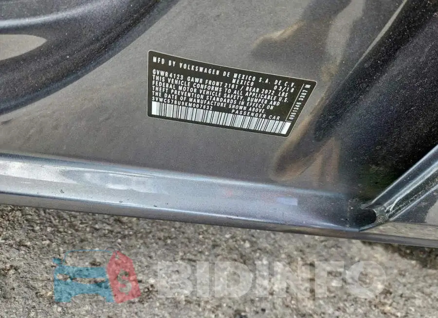 3VWC57BU9KM007632 Photo# 12