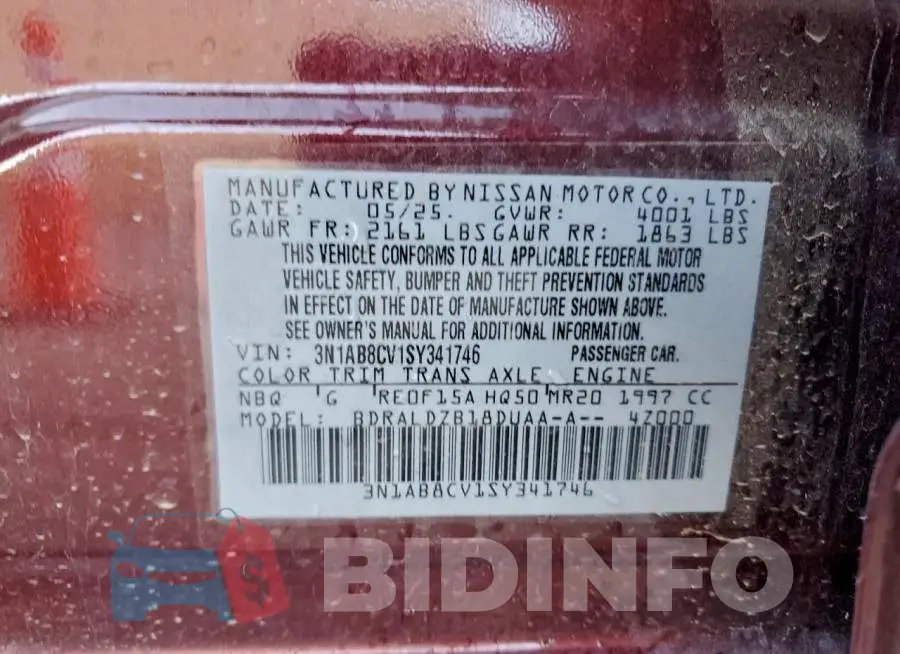 3N1AB8CV1SY341746 Photo# 12