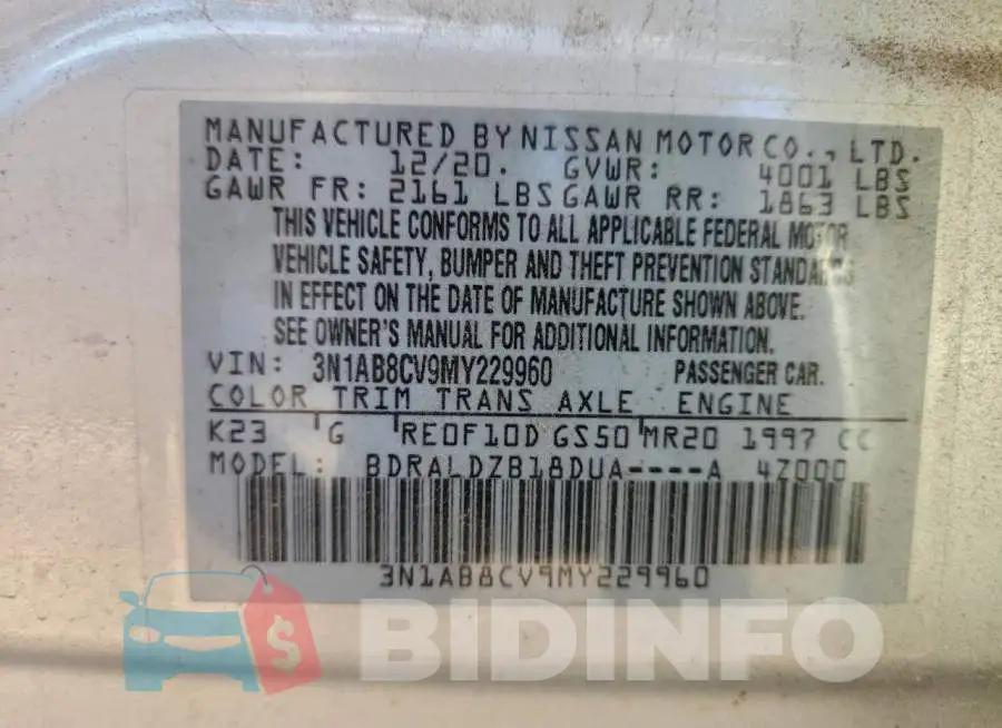 3N1AB8CV9MY229960 Photo# 12