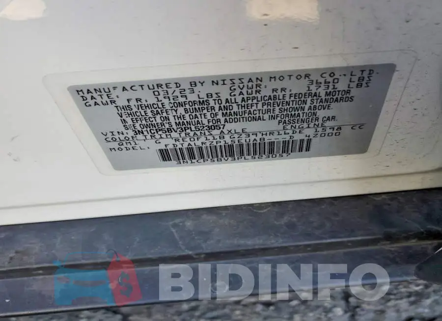 3N1CP5BV3PL523057 Photo# 13